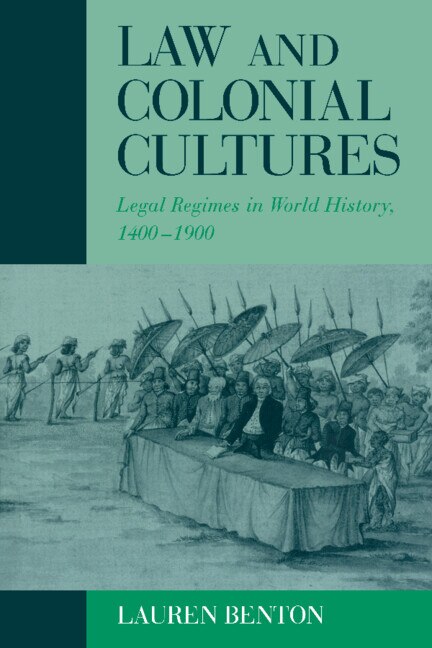 Front cover_Law and Colonial Cultures