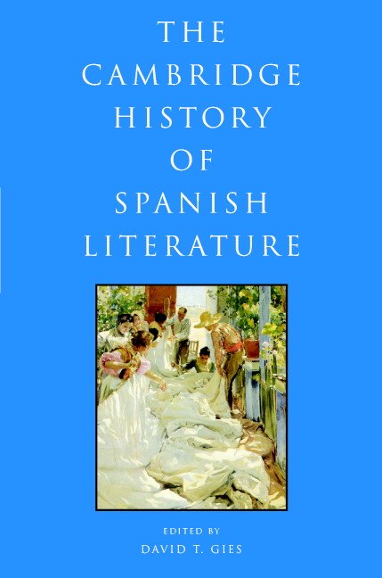 Couverture_The Cambridge History of Spanish Literature