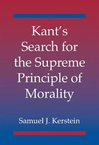 Couverture_Kant's Search For The Supreme Principle Of Morality