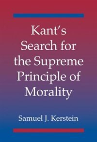 Couverture_Kant's Search For The Supreme Principle Of Morality