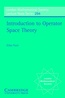 Couverture_Introduction to Operator Space Theory