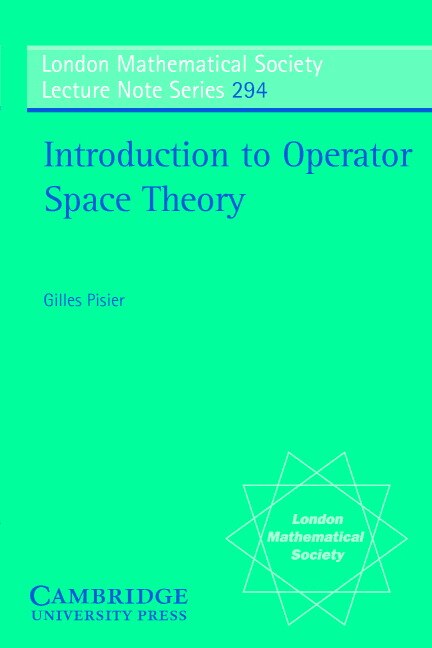 Couverture_Introduction to Operator Space Theory
