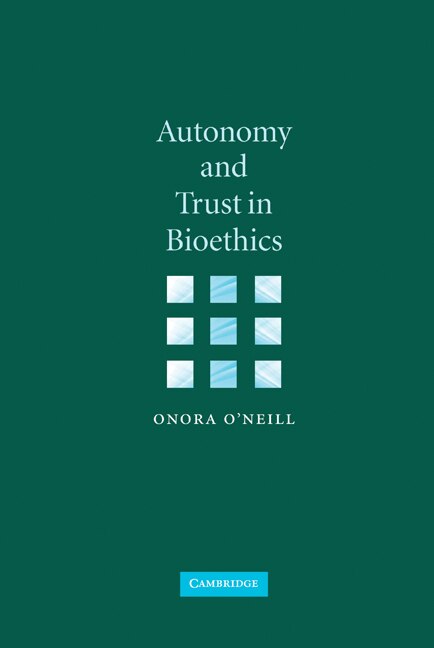 Couverture_Autonomy and Trust in Bioethics