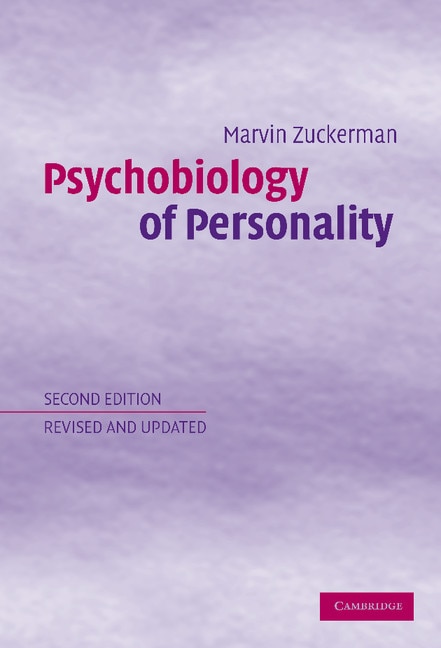 Couverture_Psychobiology of Personality