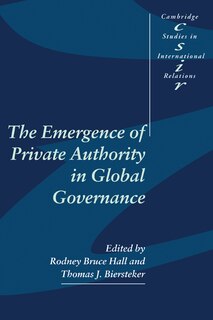 Couverture_The Emergence of Private Authority in Global Governance