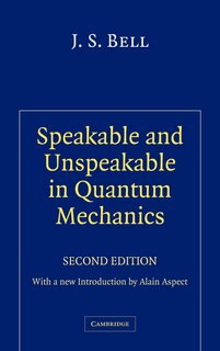 Front cover_Speakable and Unspeakable in Quantum Mechanics
