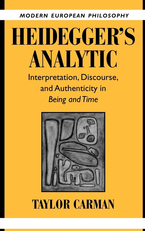Front cover_Heidegger's Analytic