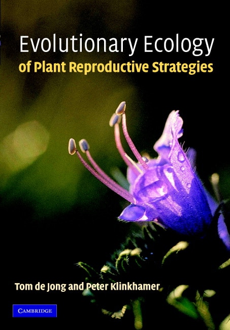 Couverture_Evolutionary Ecology Of Plant Reproductive Strategies