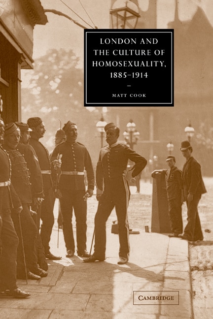 Couverture_London and the Culture of Homosexuality, 1885–1914