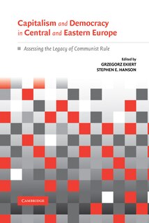 Couverture_Capitalism and Democracy in Central and Eastern Europe