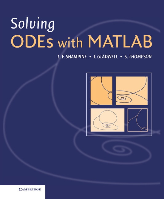 Couverture_Solving ODEs with MATLAB
