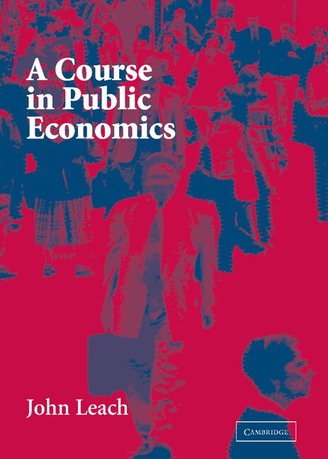 Front cover_A Course in Public Economics