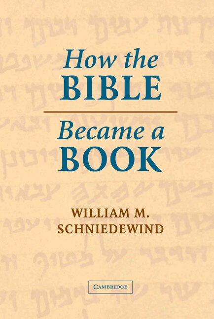 Front cover_How the Bible Became a Book