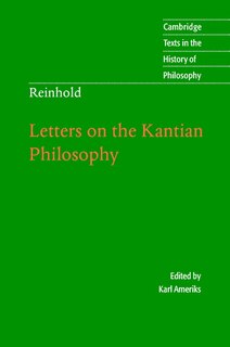 Front cover_Reinhold: Letters on the Kantian Philosophy