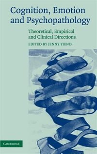 Front cover_Cognition, Emotion and Psychopathology