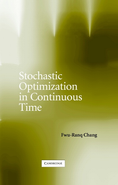 Couverture_Stochastic Optimization in Continuous Time