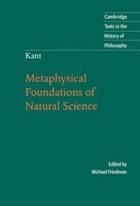 Front cover_Kant: Metaphysical Foundations of Natural Science