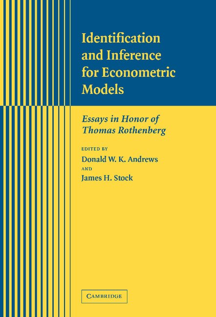 Front cover_Identification and Inference for Econometric Models