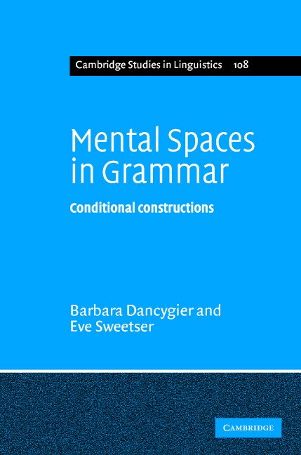 Front cover_Mental Spaces in Grammar