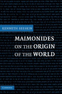 Front cover_Maimonides on the Origin of the World