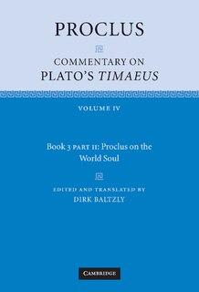Couverture_Proclus: Commentary on Plato's Timaeus, Part 2, Proclus on the World Soul