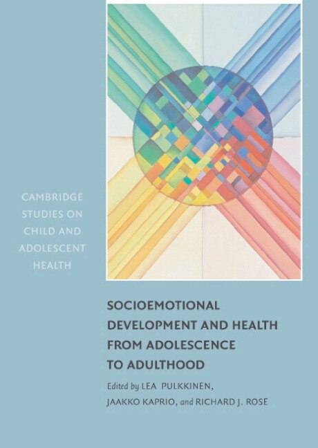 Front cover_Socioemotional Development And Health From Adolescence To Adulthood