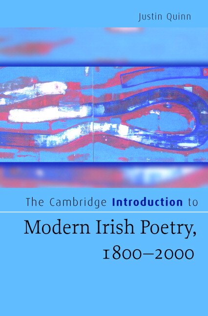 Front cover_The Cambridge Introduction to Modern Irish Poetry, 1800–2000