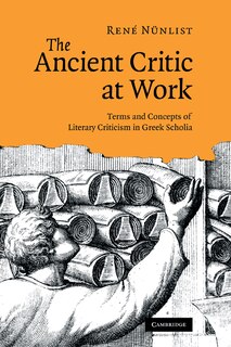 Front cover_The Ancient Critic at Work