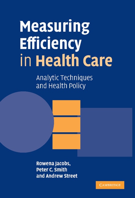 Couverture_Measuring Efficiency In Health Care
