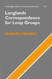 Front cover_Langlands Correspondence For Loop Groups