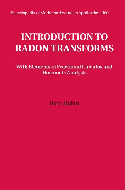 Front cover_Introduction To Radon Transforms
