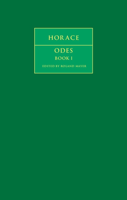 Front cover_Horace: Odes Book I