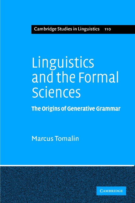 Couverture_Linguistics And The Formal Sciences