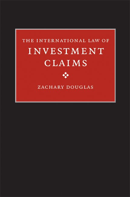 Front cover_The International Law of Investment Claims