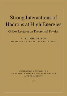 Couverture_Strong Interactions of Hadrons at High Energies