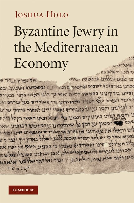 Front cover_Byzantine Jewry in the Mediterranean Economy