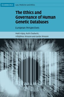 Front cover_The Ethics And Governance Of Human Genetic Databases