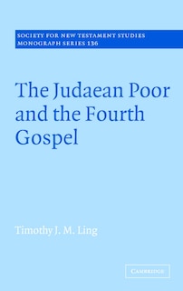 Front cover_The Judaean Poor and the Fourth Gospel