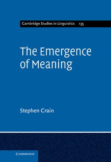 Front cover_The Emergence of Meaning