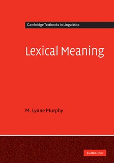 Front cover_Lexical Meaning