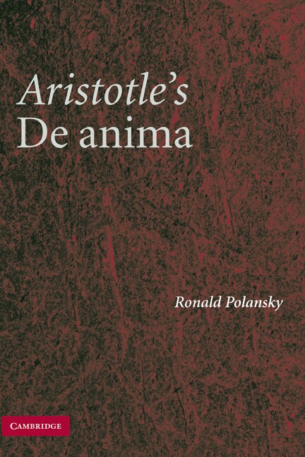 Couverture_Aristotle's De Anima