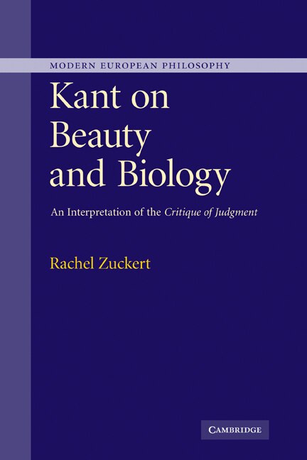 Couverture_Kant On Beauty And Biology