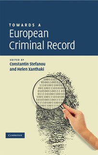 Front cover_Towards a European Criminal Record