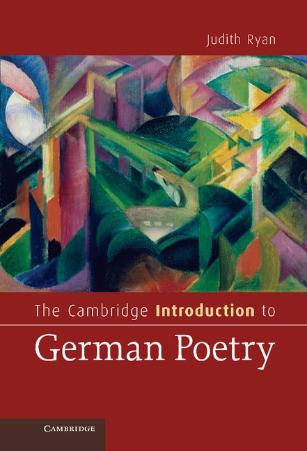 Front cover_The Cambridge Introduction to German Poetry