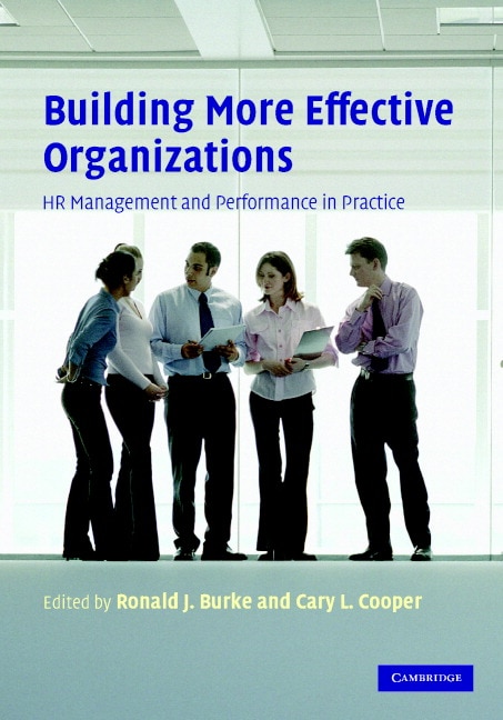 Front cover_Building More Effective Organizations