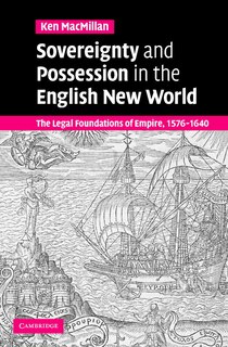 Couverture_Sovereignty and Possession in the English New World