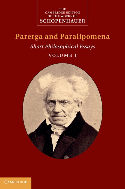 Front cover_Schopenhauer: Parerga And Paralipomena: Volume 1
