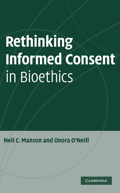 Couverture_Rethinking Informed Consent In Bioethics