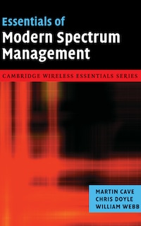 Couverture_Essentials Of Modern Spectrum Management