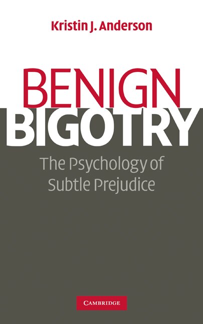 Front cover_Benign Bigotry